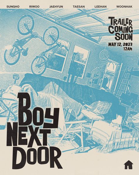 Koz Entertainment, Promotion Poster Design, Printable Wall Poster, Trailer Film, Boy Next Door, Door Poster, Kpop Iphone Wallpaper, Promotion Poster, The Boy Next Door