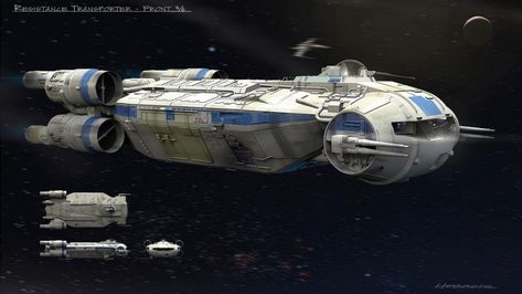 Transport Ship, Star Wars Ships Design, Star Wars Background, Star Wars Spaceships, Ralph Mcquarrie, Ship Of The Line, Star Wars Vehicles, Starship Design, Sci Fi Ships