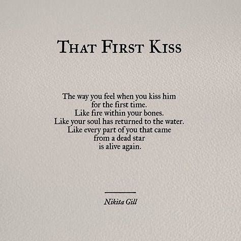 How Are You Message For Him, First Kiss Anniversary Quotes, Romantic Love Quotes For Him Deep, The First Kiss Quotes, That First Kiss Quotes, Poem About First Kiss, Soulmate Vs Twin Flame, Someone Thinking, One Kiss Is All It Takes Lyrics