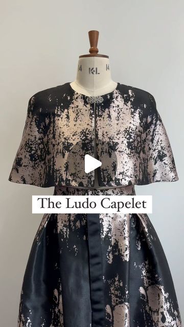 Maven Sewing Patterns on Instagram: "NEW PATTERN ALERT - The Ludo Capelet sewing pattern.
💥💥25% off until Monday 18th March!💥💥 

Did you all think I wouldn’t be hacking The New Ludo pattern at the first opportunity! 

There is no actual tutorial but the plan was as follows;
1. Use up the last of the most amazing fabric from @selvedgeandbolts that has been waiting to shine after being leftover from the skirt.
2. Leave off the Ludo waistband - because there was no more fabric.. 
3. Make the body as long as the left over fabric will allow. The finished CB length is 36cm
4. Apply Grosgrain ribbon over the back seam I had to add, also matches skirt so bonus.
5. Just bagged out at the hem with the lining and understitch. ALWAYS UNDERSTITCH. I left an opening in the side seam of the lining fo Capelet Pattern Sewing, Capelet Pattern, Sewing Coat, Left Over, I Left, The Plan, Grosgrain Ribbon, Sewing Pattern, Turning