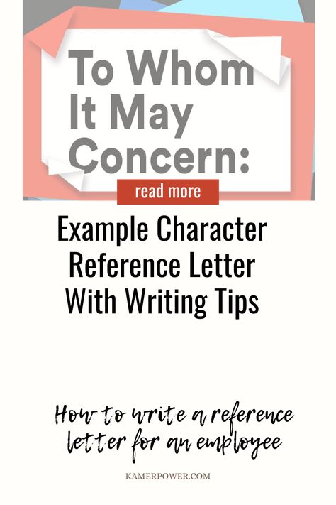 Example Character Reference Letter With Writing Tips Sample Character Reference Letter, Academic Advisor, Writing A Reference Letter, Personal Reference Letter, Professional Reference Letter, Business Letter Format, Job Letter, Personal Qualities, Character Letters