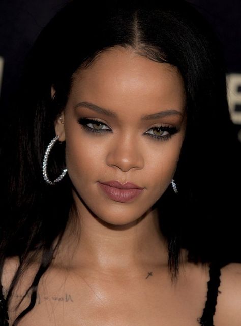 Rihanna, Tattoos, Makeup, Black, Make Up