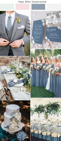 Slate blue wedding inspiration. Light blue wedding, dusty blue wedding. Paper from Unica Forma Slate Blue Wedding, Rustic Wedding Decorations, Blue Wedding Inspiration, Light Blue Wedding, Gray Wedding, Spring Wedding Colors, Blue Themed Wedding, Wedding Colors Blue, Dusty Blue Weddings