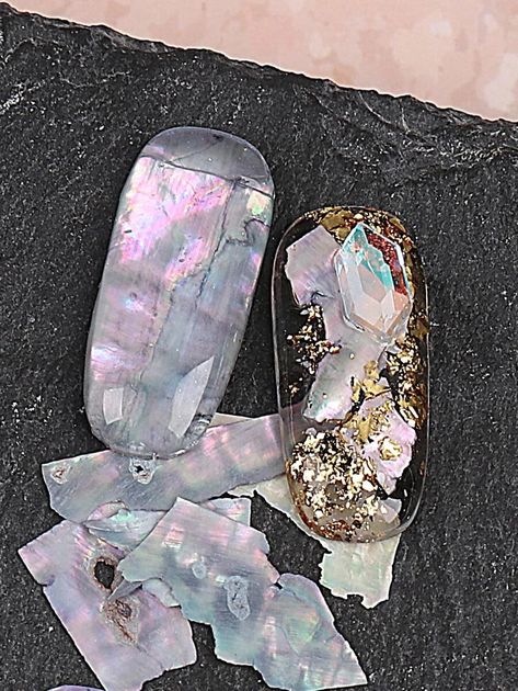 1box Iridescent Mica & Abalone Shell Nail Art Decoration DIY Nail Charms Nail Gems Nail Supplies | SHEIN USA Abalone Shell Nails, Abalone Nails, Shell Nail Art, Shell Nails, Snail Art, Nail Gems, Art Decor Diy, Nail Supplies, Gem Nails