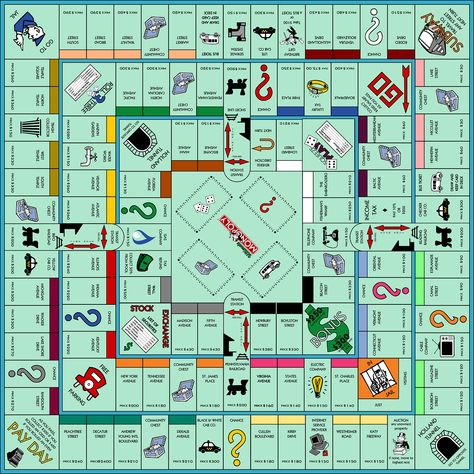 Homemade Board Games, Monopoly Board Game, Board Games Diy, Printable Board Games, Monopoly Board, Monopoly Game, Board Game Design, Games Diy, Diy Games