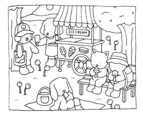 The coloring pages of Bobbie Goods introduce a whimsical universe filled with charming characters engaged in their endearing everyday activities. Infused with a sense of delightful nostalgia, Bobbie Goods offers a source of comfort and joy to individuals across all age groups. Our primary distinction lies in our exceptional coloring books, which feature delightful scenes such as bears preparing cookies, puppies cultivating potatoes, and ducks indulging in donut orders. Free Printable Adult Coloring Pages, Bobbie Goods Coloring Pages, Colouring Pages For Adults, Bobbie Goods Coloring, Chibi Coloring Pages, Stitch Coloring Pages, Hello Kitty Colouring Pages, Coloring Pages Winter, Bobbie Goods