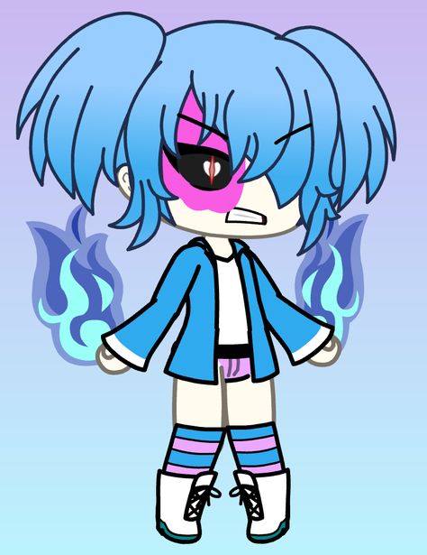 Sans Fangirl, Gacha Life, Fangirl, Design