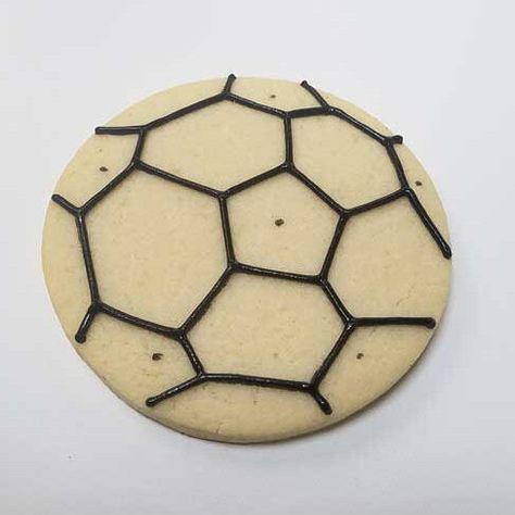 Soccer Ball Cookie Template, Soccer Ball Template, Ball Template, Soccer Cookies, Royal Cookies, Decorate Cookies, Soccer Shirts, Decorated Cookies, Soccer Ball