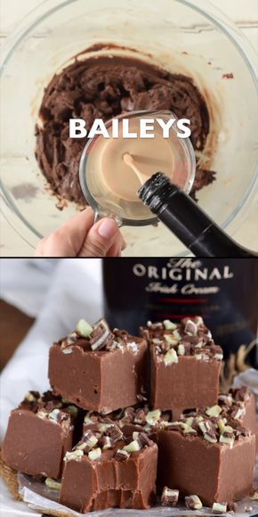 A quick and easy fudge made with your favorite, Baileys! #baileys #fudge Quick And Easy Fudge, Baileys Fudge, Holiday Desserts Christmas, Easy Fudge, Oh Fudge, Fudge Recipes Easy, Boozy Desserts, Homemade Fudge, Fudge Easy