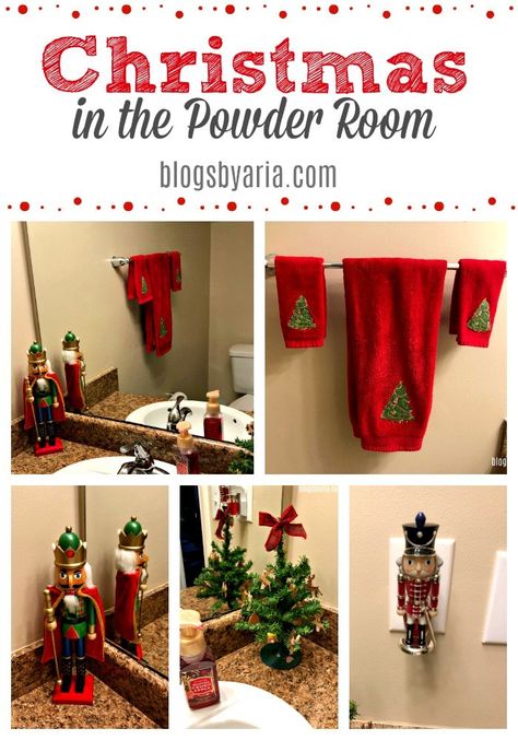 Christmas House Decorations Indoor, Tartan Plaid Christmas Tree, Traditional Christmas Decor, Tartan Plaid Christmas, Gingerbread House Kits, Powder Room Decor, Christmas Bathroom Decor, Vintage Holiday Decor, Merry Bright Christmas