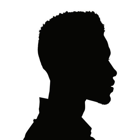 African Silhouette Art, Person Silhouette, Silhouette Drawing, 3d Art Drawing, Black Figure, Black Person, Silhouette Art, Black Man, Black Boys