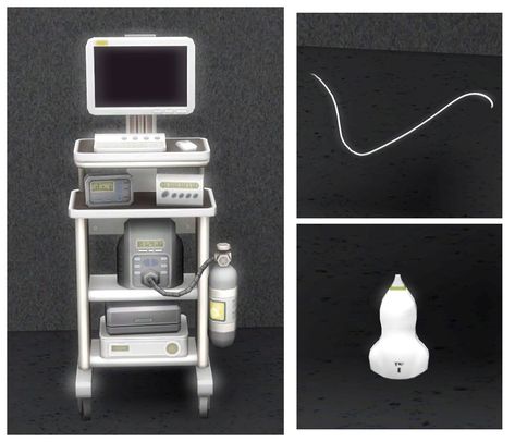 Once Upon a Time (Downloads) — purplepxls: Inabadromance Ultrasound Set 4t3 ... Sims 4 Cc Hospital Clutter, Sims 4 Beds, The Sims 4 Lots, Sims Medieval, Sims 4 Traits, The Sims 4 Pc, Sims 4 Clutter, Free Sims 4, The Sims 4 Packs