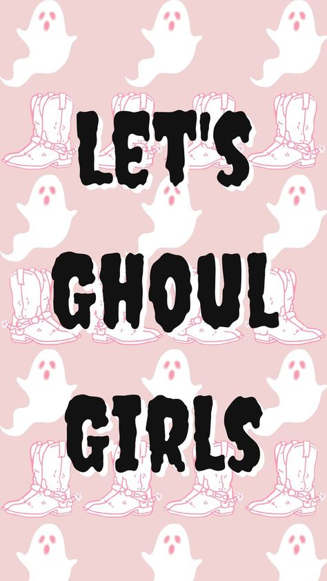 pink, white, black, spooky, ghost, cute, trendy, iPhone wallpaper, iOS 15, wallpaper, Halloween, Halloween 2022, pastel, cowgirl, cowgirl boot, let’s ghoul girls, let’s go girls, cute ghost Ios 15 Wallpaper, Trendy Iphone Wallpaper, Cowgirl Ghost, 15 Wallpaper, Ghost Cute, Wallpaper Ios, Iphone Wallpaper Ios, Cover Wallpaper, Halloween Bash