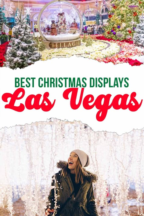 Las Vegas During Christmas, Las Vegas 2024, Winter In Vegas, Cowboy Christmas Las Vegas, Christmas In Vegas, Vegas In December, Las Vegas In December, Christmas In Las Vegas, Las Vegas December