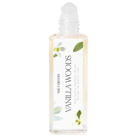 Vanilla Woods Gemstone Perfume Oil - The 7 Virtues | Sephora The 7 Virtues, Vanilla Perfumes, 7 Virtues, Vanilla Woods, Jo Malone Perfume, Madagascar Vanilla Beans, Aromatherapy Benefits, Vanilla Milk, Vanilla Perfume