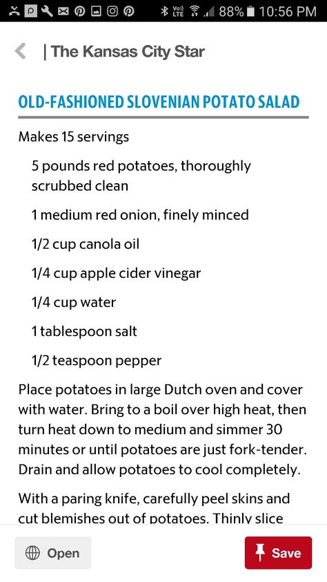 Slovenian Potato Salad 2 Slovenian Potato Salad, Julian Potatoes, Slovenian Food, Potatoe Salad, Tasty Salads, Potato Salads, Chicken Salad Recipe Easy, Family Heritage, Potatoe Salad Recipe