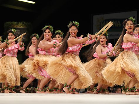 Hula Costume, Merrie Monarch Festival, Hula Dancing, Uss Arizona Memorial, Polynesian Dance, Volcanic Mountains, Hawaiian Dancers, People Fly, Uss Arizona