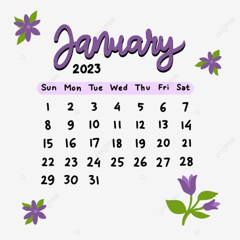 Calendar January 2023, Planner January, Pink Calendar, January Month, Calendar Organizer, Calendar Png, Hello Sticker, Aesthetic Calendar, Calendar January