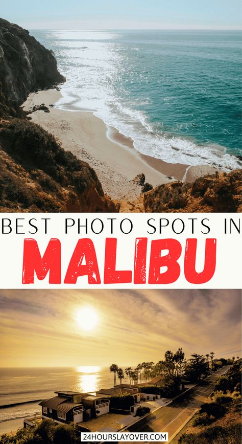 Here are the best photo spots in Malibu: a lovely coastal city with breathtaking beaches, hiking trails & aesthetic sunset spots & views. West of Downtown Los Angeles along the Pacific Coast Highway (PCH), Malibu makes for a great day trip from Los Angeles (LA), or an excellent place to stop on a road trip of the California Coast. From El Matador to Zuma Beach, Malibu Pier, Point Dume & Leo Carrillo State Beach, the Malibu Hills, Solstice Canyon, Malibu Creek & wineries, there is so much to see. Trails Aesthetic, Malibu Beach Aesthetic, Malibu Hikes, Leo Carrillo State Beach, Malibu Wine Safari, Malibu Creek State Park, Southern California Travel, Zuma Beach, Malibu Pier