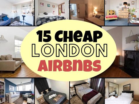 A list of some great cheap rooms and apartments in London to be found on Airbnb. Check this out for your next trip to London: stylish, 5 star reviews and under $100 per night! Uk Vacation, Apartments In London, London Cheap, London Accommodation, Cheap Rooms, Trip To London, Cheap Apartment, Rustic Retreat, London Apartment