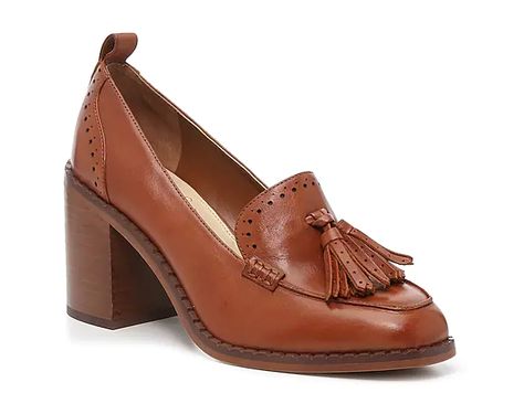 Cognac Heels You'll Love | DSW Cognac Heels, Menswear Details, Oxford Shoes Style, Only Shoes, Vince Camuto Shoes, Heeled Loafers, Platform Pumps, Shoe Style, Work Shoes