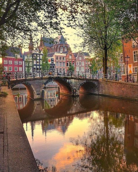 Nov 11, 2019 - This Pin was discovered by Amálie Přílučíková. Discover (and save!) your own Pins on Pinterest I Amsterdam, Netherlands Travel, Amsterdam Travel, Amsterdam Netherlands, A Bridge, Beautiful Places To Travel, Beautiful Places To Visit, Pretty Places, Travel Aesthetic