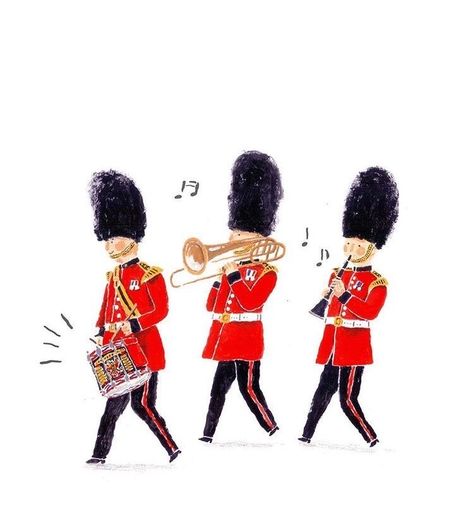 British Guard, London Drawing, Buckingham Palace London, London Illustration, London Theme, Canvas Bag Design, Palace London, Art Advice, Paddington Bear