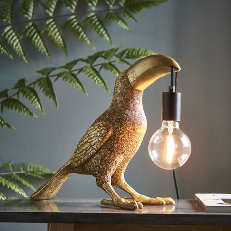 Bedside Table Lamps | Bedroom Table Lamps | Dusk Lighting Animal Interior Design, Jungle Lighting, Animal Lighting, Jungle Lamp, Quirky Table Lamp, Unusual Lamps, Animal Lamp, Deco Jungle, Black Lamp