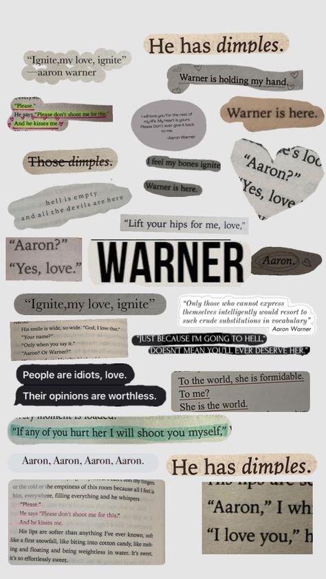 Shatter Me Warner, Shatter Me Quotes, The Office Show, Shatter Me Series, Aaron Warner, Shatter Me, I Series, Book People, Book Talk