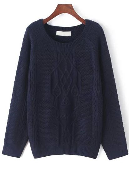 Navy Cable Knit Sweater, Dark Blue Sweater, Blue Cable Knit Sweater, Cable Jumper, Knit Sweater Outfit, Chunky Cable Knit Sweater, Jumper Outfit, Blue Jumper, Blue Knit Sweater