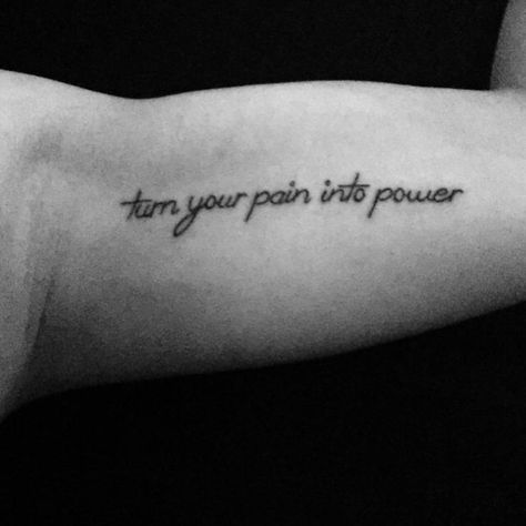 Small Inner Bicep Tattoo Men, Inner Arm Tattoos For Women Bicep Quotes, Inner Bicep Tattoo Women Quotes, Small Tattoos Arm, Arm Quote Tattoos, Inside Of Arm Tattoo, Mangas Tattoo, Inner Arm Tattoos, Inner Bicep Tattoo