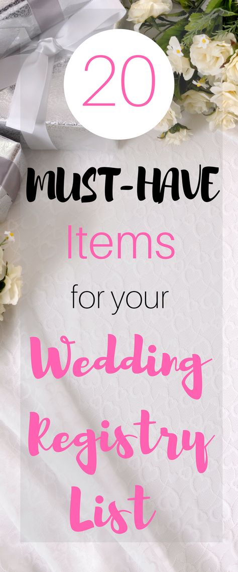 These items are a definite must for any wedding registry list! Wedding Shower Registry List, Wedding Registry List Ideas, Wedding Registry List, Wedding Registry Ideas, Bridal Shower Registry, Wedding Officiant Speech, Best Wedding Registry, Wedding Registry Items, Wedding Party Songs