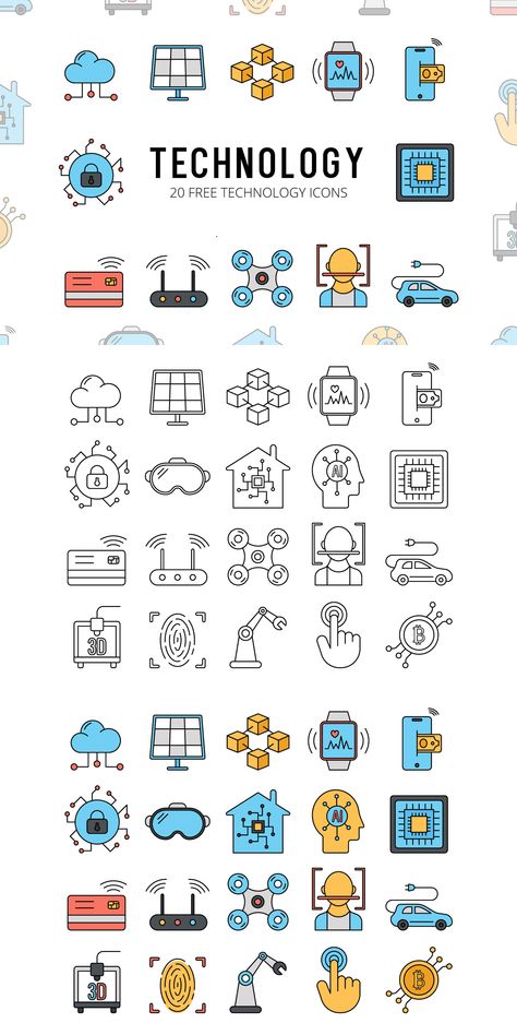 Before you – Technology Vector Free Icon Set Technology Icon Design, Technology Projects For Kids, Technology Drawing Ideas, Tech Icons, Brain Technology, Technology Drawing, Technology Vector, Left Brain, Free Icon Set