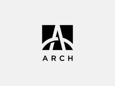 arch by graphitepoint Logo Basket, Planner Logo Design, Road Logo, Flat Logo Design, Architect Logo, Typographic Logo Design, Adobe Photoshop Design, Logo Design Inspiration Creative, Initials Logo Design