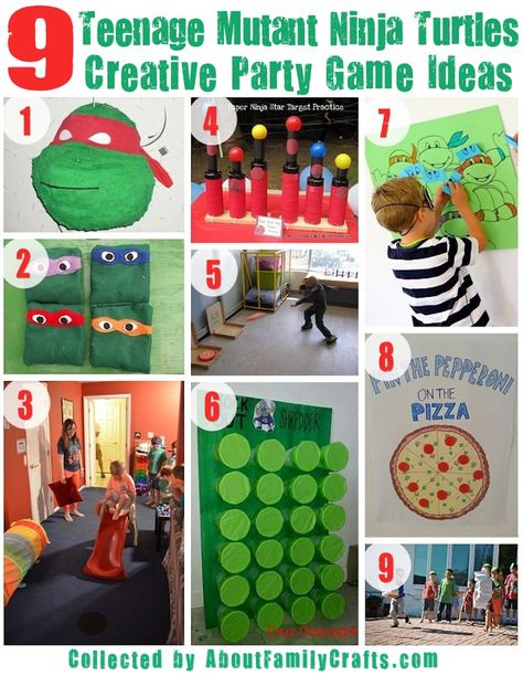 75+ DIY Teenage Mutant Ninja Turtles Birthday Party Ideas | About Family Crafts Ninja Turtle Theme, Ninja Turtles Birthday, Mutant Ninja Turtles Party, Turtle Birthday Parties, Tmnt Birthday, Ninja Turtles Birthday Party, Tmnt Party, Ninja Birthday, Ninja Party