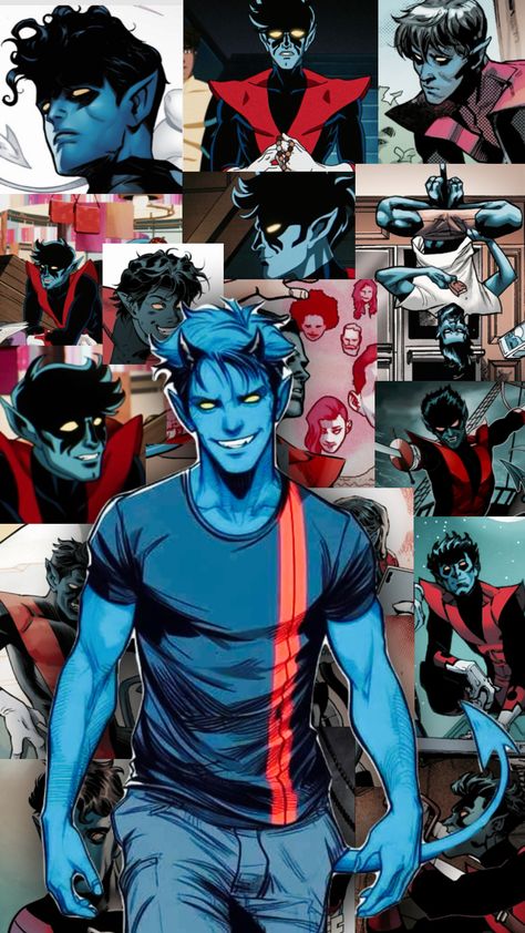 #nightcrawler #xmen #marvel Nightcrawler Art, Nightcrawler Marvel, Nightcrawler Comic, Nightcrawler Xmen, X-men Wallpaper, Marvel Nova, X Men Funny, Beauty And The Beast Art, Marvel Young Avengers