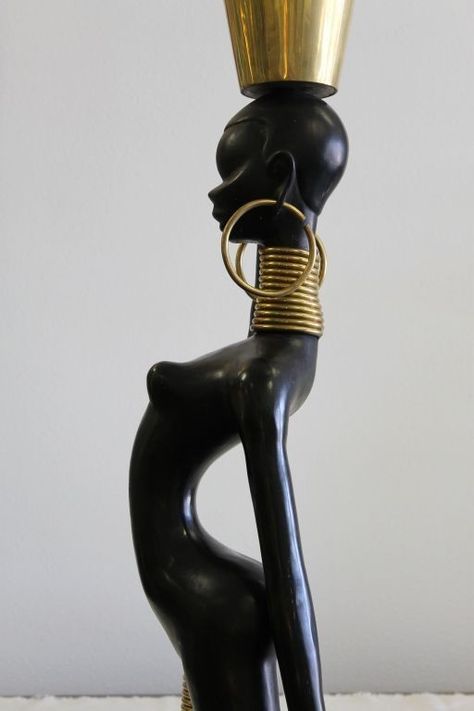 African Statues Sculpture, African Sculpture Art, Black Sculpture, Woman Sculpture, African Women Art, Goddess Sculpture, Afrique Art, African Sculptures, Afrocentric Art