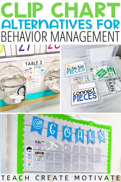 Why I ditched the clip chart in my elementary classroom and why you should too! You'll read about a behavior management system that works. Your kinder, first, second, third, fourth, and fifth graders will love the alternatives to flip cards and clip charts. Includes engaging management strategies like classroom management games and goal setting. Your students are sure to love this positive behavior reinforcement. (Kindergarten, 1st grade, 2nd grade, 3rd grade, 4th grade, 5th grade) Elementary Classroom Behavior Chart, Classroom Individual Reward System, Behavior Level System Classroom, Third Grade Behavior Management System, Behavior Management 1st Grade, Clip Chart Alternative Behavior System, 3rd Grade Classroom Management Ideas, Kindergarten Classroom Behavior System, 4th Grade Behavior Management