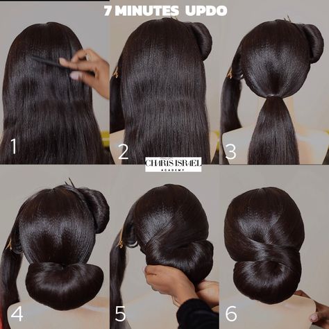 I hope this step by step pictorial helps 💗, please kindly save and share. Full tutorial is up on our website, kindly click link in bio to get full access 💚 #hairstylist #bun #explore #crisscross #simplehairbun Bun With Volume, Barbie Hairstyles, Classy Updo, Barbie Hairstyle, Fun Buns, Twist Bun, Soft Curls, Gorgeous Hair, Step By Step Instructions