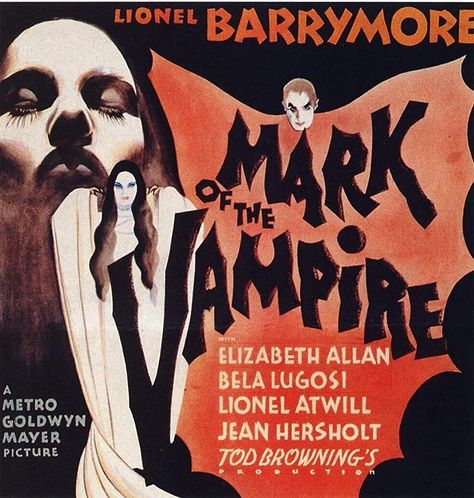 Mark of the Vampire (1935) Mark Of The Vampire, Dracula Film, Vampire Horror, Vampire Movies, Bela Lugosi, Fiction Movies, Horror Posters, Classic Horror Movies, Horror Movie Posters