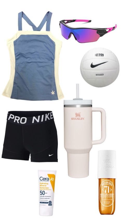 Mine :) Beach Volleyball Outfit, Volleyball Outfit, Volleyball Workouts, Mineral Sunscreen, Beach Volleyball, Athletic Outfits, Volleyball, Sports