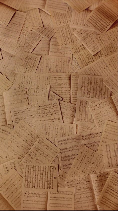 Old time music sheets created into something new Classic Music Aesthetic Wallpaper, Sheet Music Aesthetic Wallpaper, Instrument Wallpaper Aesthetic, Music Paper Aesthetic, Musician Wallpaper Aesthetic, Light Music Aesthetic, Old Sheet Music Aesthetic, Piano Sheet Aesthetic, Orchestra Aesthetic Wallpaper