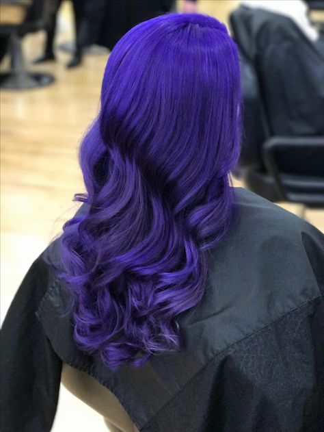 Pravana Vivids #violet #amethyst Violet Purple Hair, Ultra Violet Hair, Cool Purple Hair, Vibrant Purple Hair, Bright Violet Hair, Vibrant Violet Hair, Bright Purple Hair, Purple Rage Hair Color, Pravana Vivids Violet