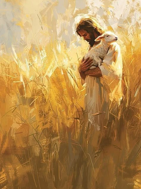 Lds Paintings Easy, Jesus Painting Wallpaper, Christian Oil Paintings, Jesus Art Aesthetic, Jesus Photos Beautiful, Lds Jesus Christ Pictures, Jesus Feeding The 5000, He Is Risen Art, Jesus Oil Painting