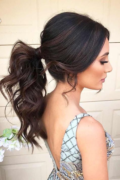 Fancy Ponytail, Formal Hairstyles For Short Hair, Formal Hairstyles For Long Hair, A Ponytail, Penteado Cabelo Curto, Formal Hairstyles, Wedding Hair And Makeup, Hair Dos, Ponytail Hairstyles