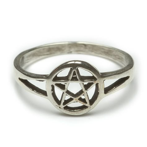 Metalhead Rings, Pentagram Ring, Grunge Ring, Pentagram Jewelry, Witch Ring, Solomons Ring, Punk Rockstar, Dr Accessories, Witch Accessories