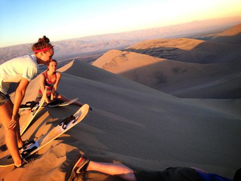 Huacachina Peru, Sand Boarding, Beautiful Desert, Pisco Sour, Desert Oasis, Travel South, South America Travel, Summer Bucket Lists, Summer Bucket