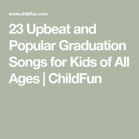 Songs For Preschool Graduation, Kindergarten Graduation Songs To Sing, Graduation Songs For Preschool, Graduation Songs For Kids, Preschool Graduation Songs, Kindergarten Graduation Songs, Songs For Teachers, Funny Song Lyrics, Elementary Graduation