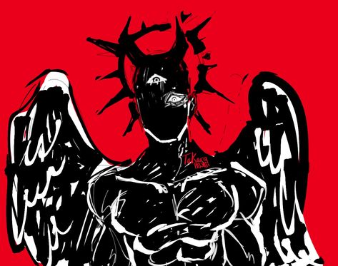 #art #demon Belzabub Demon, Biblical Demon Art, Beelzebub Demon Art, Demon Side Profile, Shadow Demon Art Male, Demon Possession Art, Asmodeus Demon Art, Accurate Demons, Sleep Paralyzed Demon Art