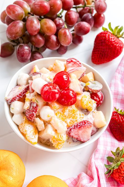 Fruit Salad With Condensed Milk - Salads Soups and Sweets Fruit Salad With Condensed Milk, Buttermilk Coffee Cake, Vegan Condensed Milk, Lofthouse Sugar Cookies, Creamy Fruit Salads, Banana Coffee Cakes, Sweet Condensed Milk, Banana Coffee, Refreshing Desserts